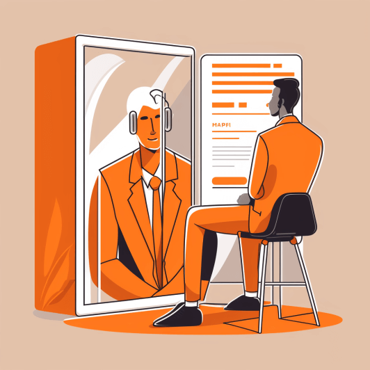What is a Digital Interview illustration